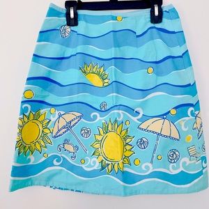 Lilly Pulitzer Reversible skirt.